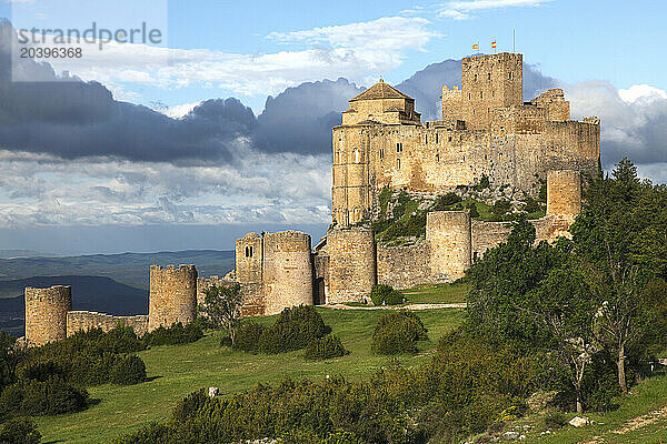 Spain  Aragon  Province of Huesca  Loarre  Loarre castle