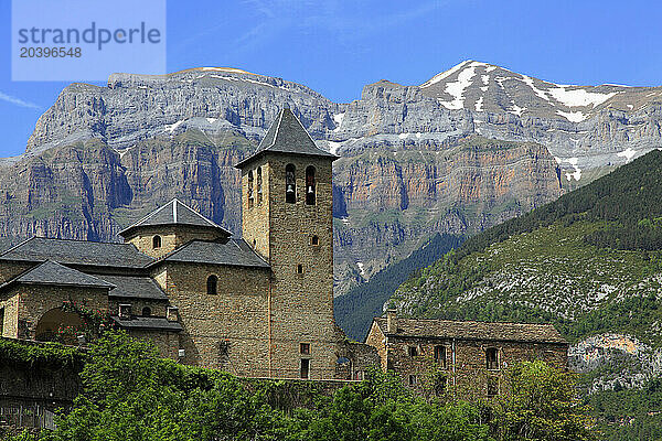 Spain  Aragon  Province of Huesca  Torla  national park of Ordesa and monte Perdido   ( Unesco world heritage)