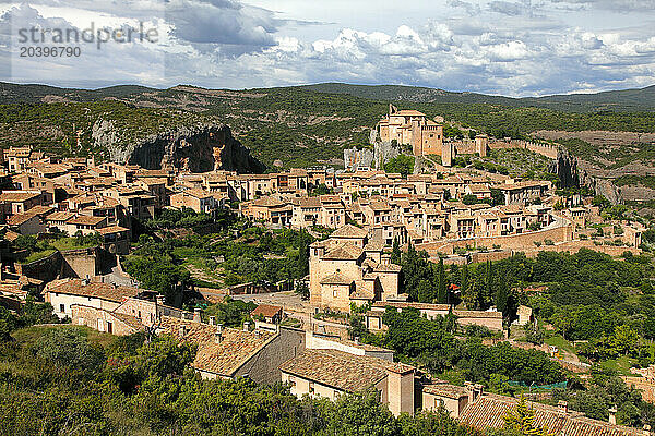 Spain  Aragon  Province of Huesca  Alquezar (sierra de guara)