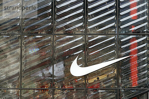 USA. New York city. Manhattan. The fifth avenue. The Nike shop.