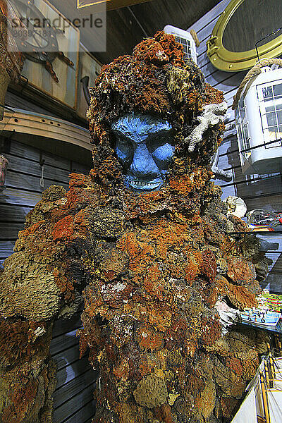 Usa  Florida. Key West. Mannequin made of natural sponges