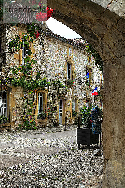 France  Nouvelle Aquitaine  Dordogne department (24)  Monpazier  medieval village