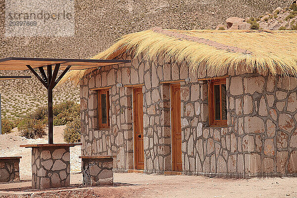 Chile  Antofagasta Region  Machuca  village  house