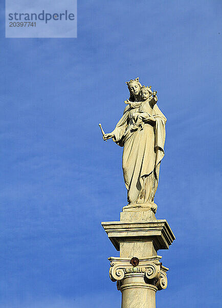 Chile  Magallanes  Punta Arenas  Virgin Mary statue