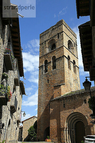 Spain  Aragon  Province of Huesca  Ainsa  medieval village