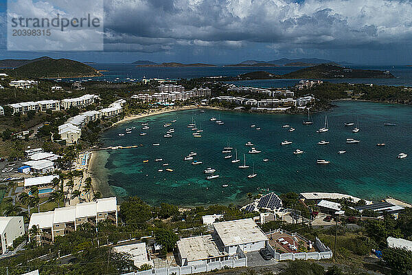 Caribbean  Caribbean Sea  US Virgin Islands  Saint Thomas Island. Cowpet Bay