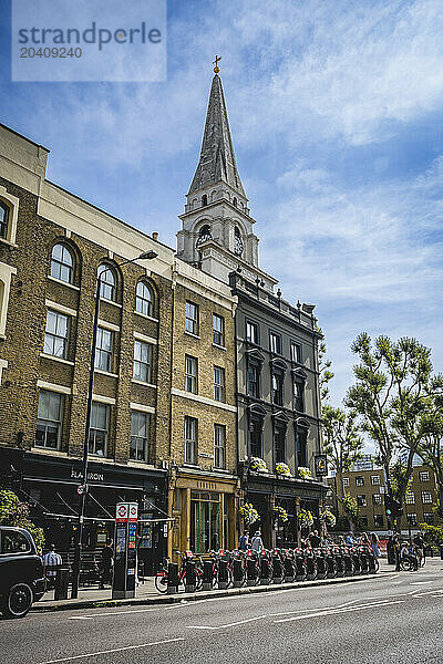 Spitalfields  East London  London  UK © Dosfotos/Axiom