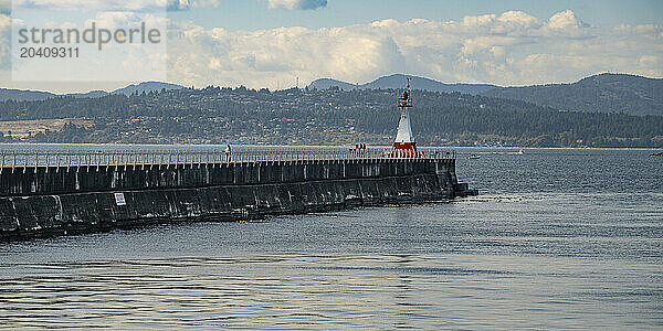 Ogden Point is a deep water port facility located in the southwestern corner of the city of Victoria  British Columbia