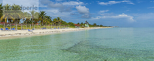 Beach of Hotel Starfish Cayo Guillermo. Cuba.