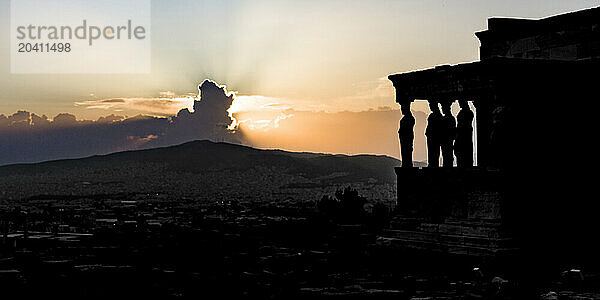 The Acropolis of Athens is an ancient citadel located on a rocky outcrop above the city of Athens  Greece