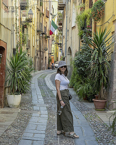 Bosa is situated about two-thirds of the way up the west coast of Sardinia