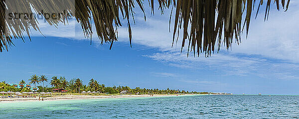 Beach of Hotel Starfish Cayo Guillermo. Cuba.