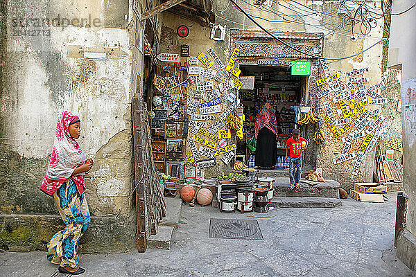 Stone Town in Zanzibar  Tansania  East Africa