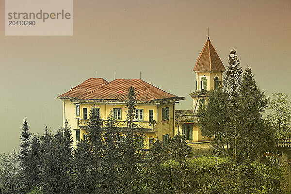 Sapa  Vietnam - palace on a hill