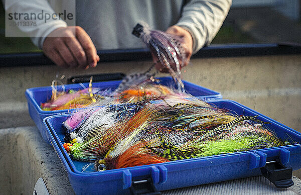 Musky fishing on the Flambeau River in Wisconsin