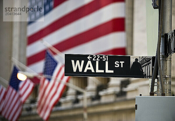 Wall Street in Manhattan  New York