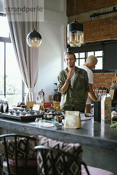 Man at a tea ceremony.