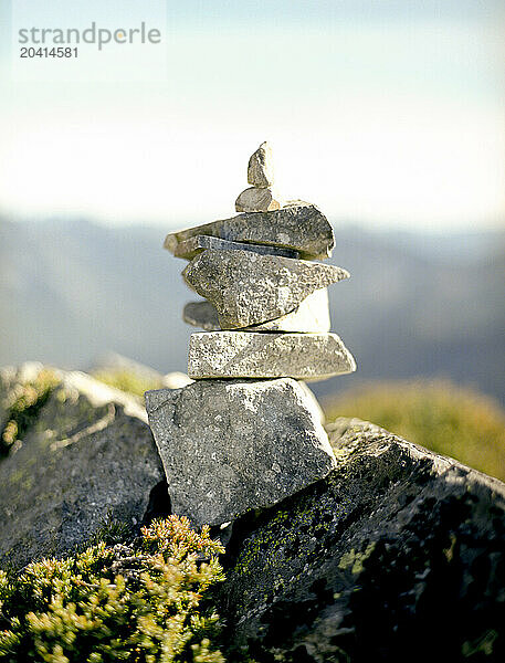 An image of a rock cairn