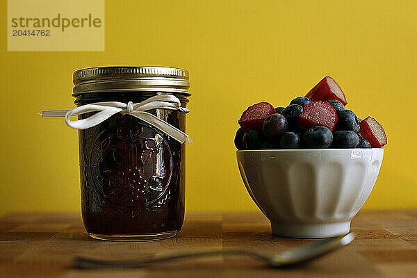 Blueberry Rhubarb Jam