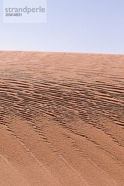 Sand drift  Dubai desert  United Arab Emirates.