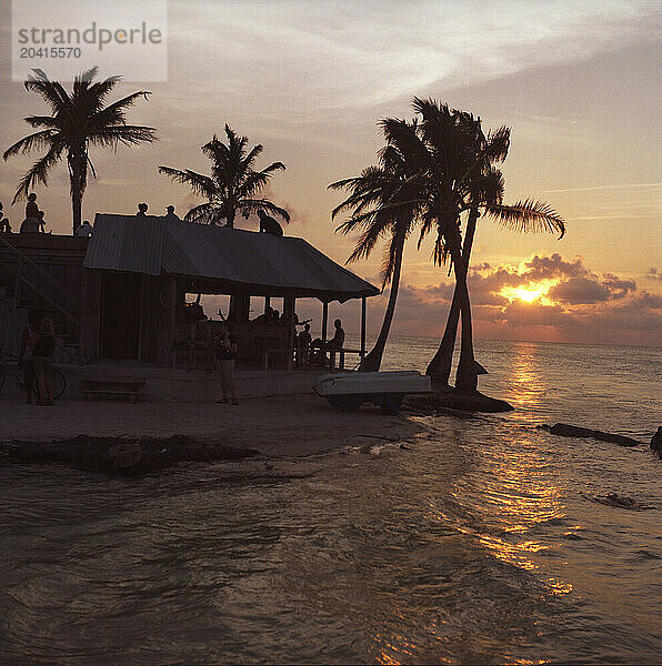 Sunset on Caye Caulker  Belize