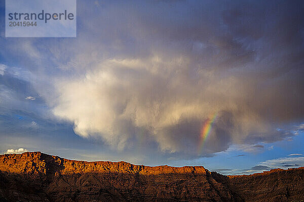 Sunset from Lee's Ferry  Arizona  USA