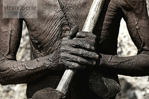 Bushman hands / San / Buschmann in Namibia