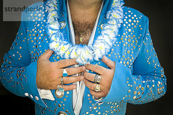 Elvis impersonator in Collingwood  Ontario.