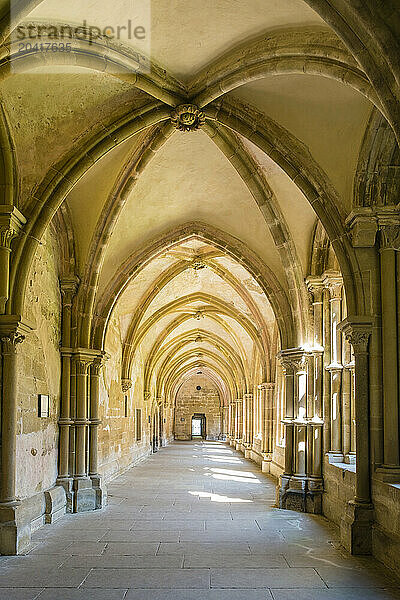 Interior of Maulbronn Monastery (Kloster Maulbronn)  UNESCO World Heritage Site  Maulbronn  Baden-Wurttemberg  Germany