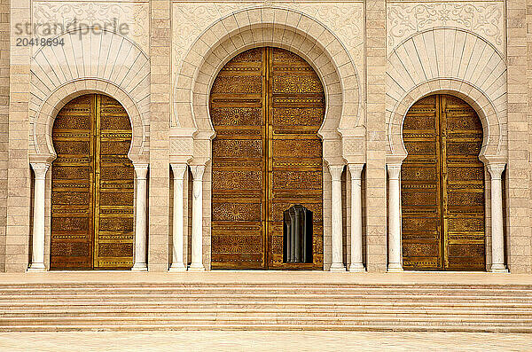 the new grand mosque El Abidine in Carthage Tunisia