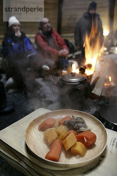 reindeer meat stewed with vegetables