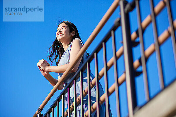 Japanese woman outdoor portrait