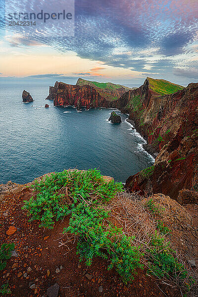 Twilight Over Ponta de Sao Lourenco Isthmus  Madeira Islands