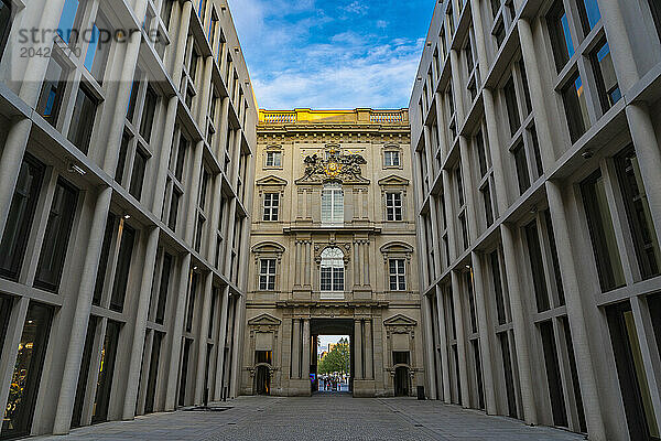 the courtyard of the Humboldt forum in Berlin