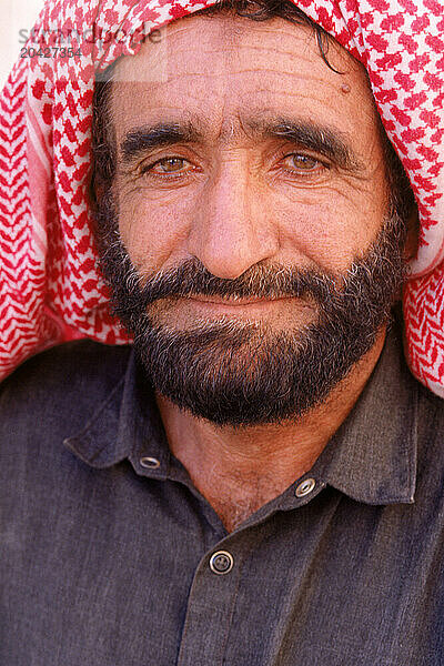 Portrait of a man in Dubai  United Arab Emirates.