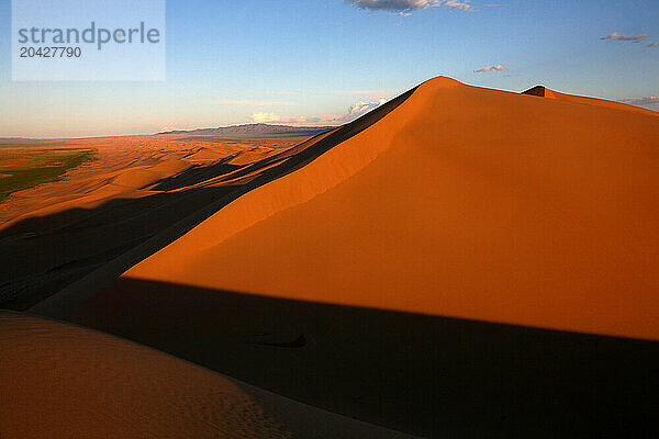 Sand Dunes in the Gobi Desert