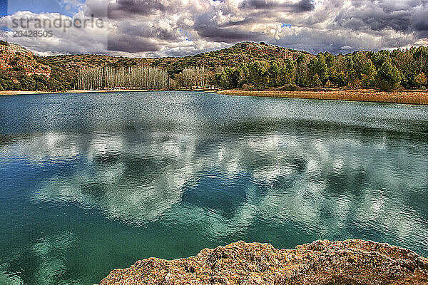 Ruta de don Quijote. Lagunas de Ruidera Natural Park  Castilla-La Mancha  Albacete  Spain  Europe