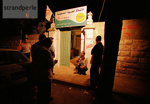 UPMRC clinic volunteer at night