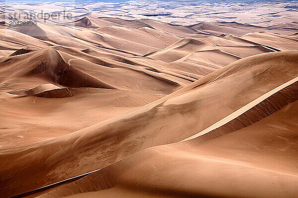 Sand Dunes in the Gobi Desert