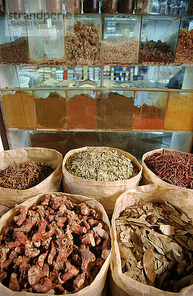 Dubai Spice Market  Dubai  United Arab Emirates.