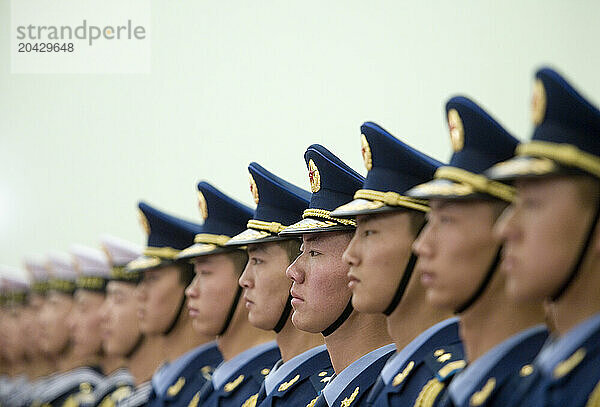 Chinese Honor Guard  Beijing  China.