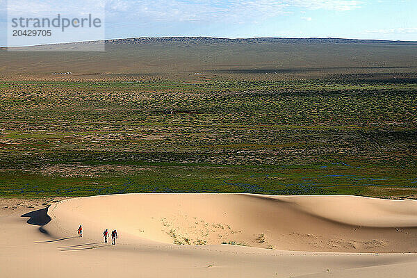 Sand Dunes in the Gobi Desert