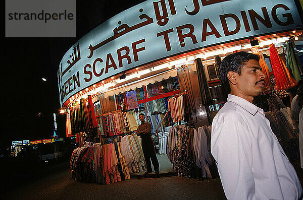 Garment market in Dubai  United Arab Emirates.