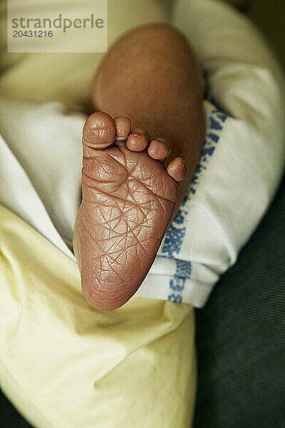 Detail of a new born babyÃ‚Â´s foot