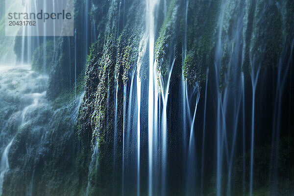 Waterfall at Monastery of Piedra  Zaragoza  Spain