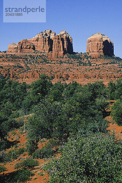 mesa  red rock  sedona  arizona  desert  southwest