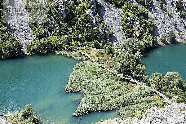 Scenery of Krupa River Canyon  Croatia