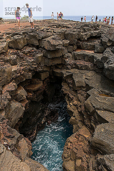 Ka Lae  also known as South Point  is the southernmost point of the Big Island of Hawaii and of the United States