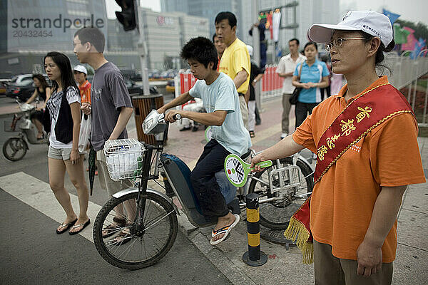 Beijing - crossing guard