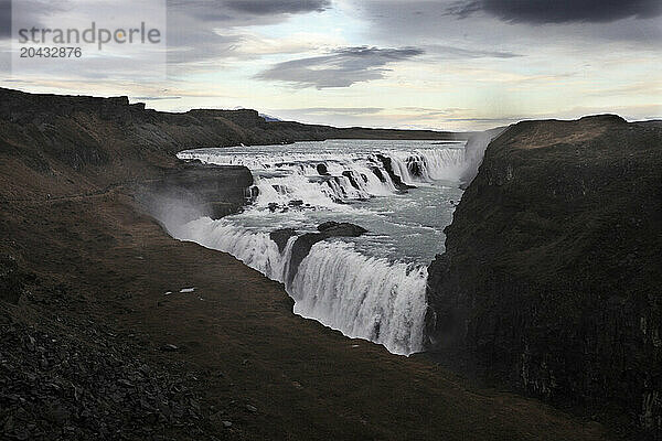 The waterfall Gullfoss